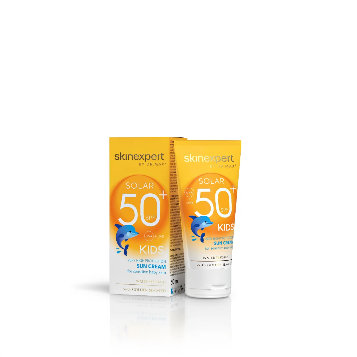 Skinexpert by Dr. Max® Solar krem do opalania dla dzieci SPF 50+, 50 ml