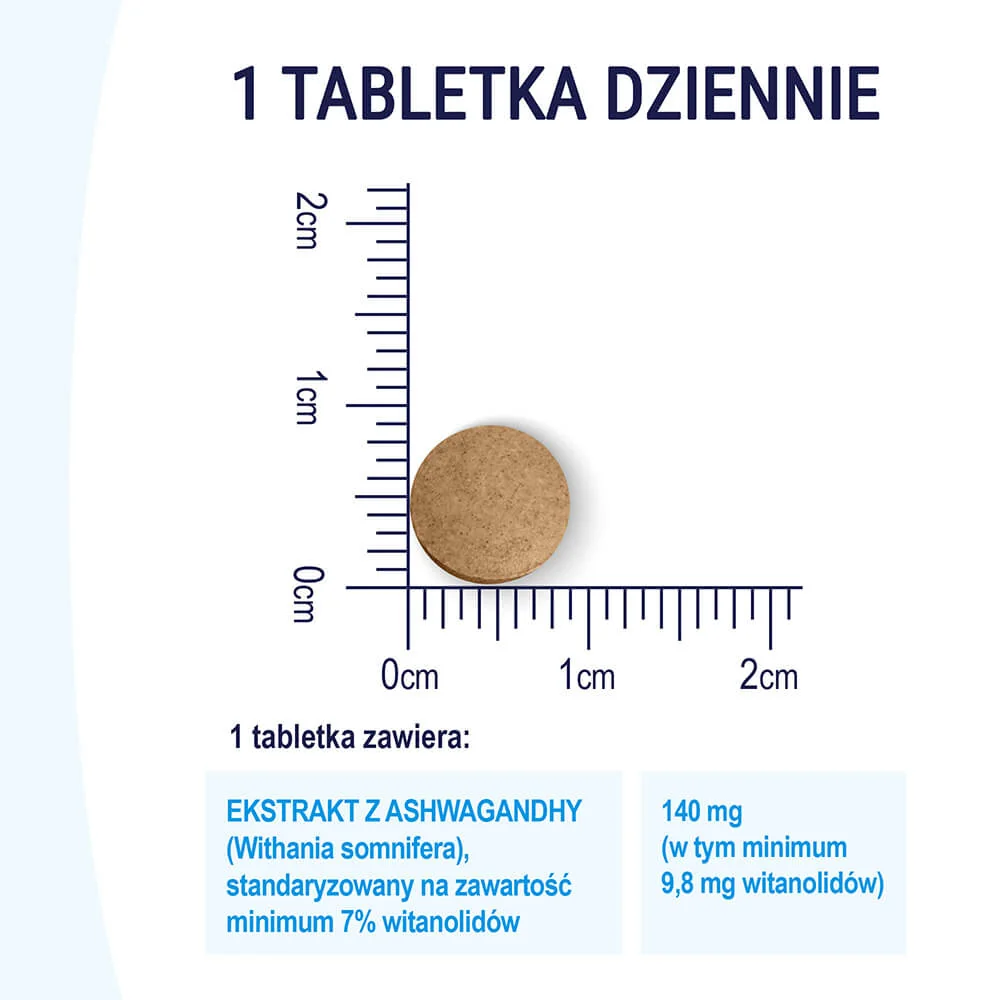 Naturell Ashwagandha 60 tabletek