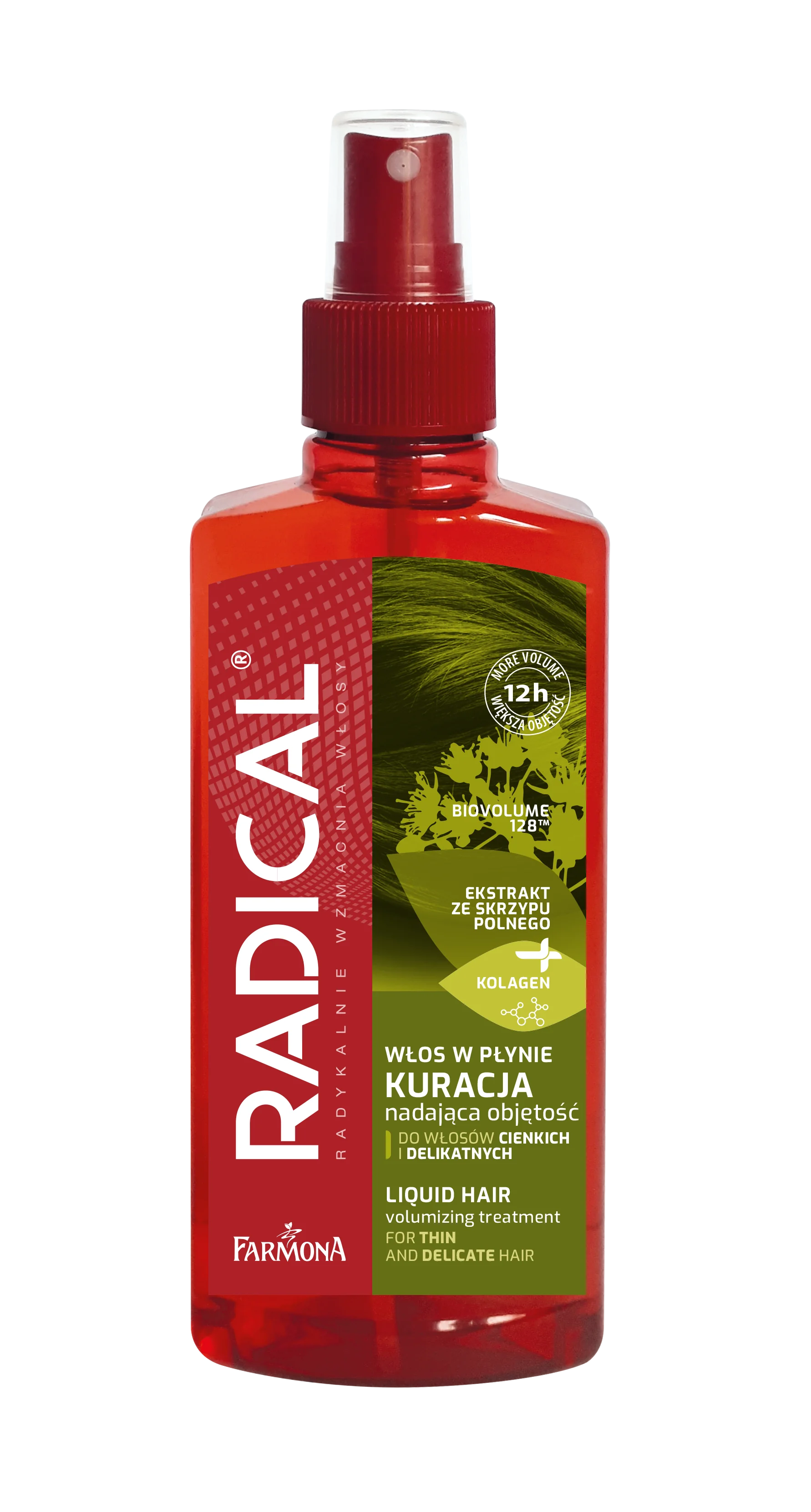 Radical włos w płynie - kuracja nadająca objętość, 200 ml