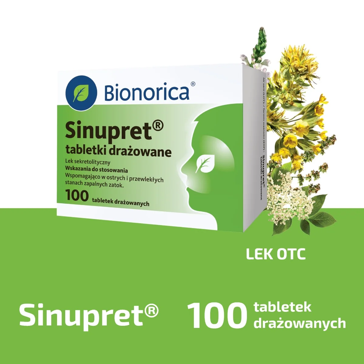 Sinupret 100 tabletek