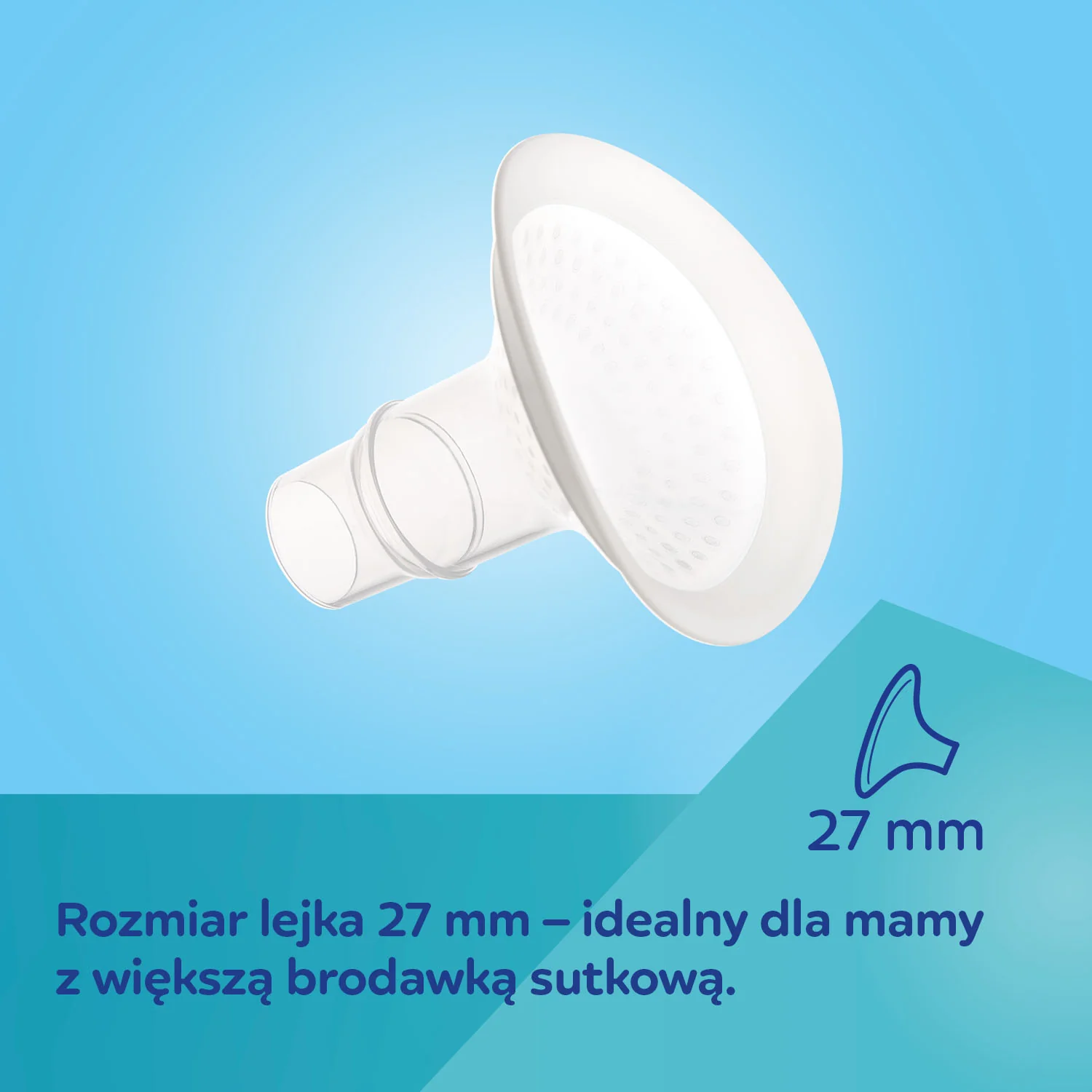 Canpol Babies lejek do laktatorów z elastycznym brzegiem 27mm 1 sztuka