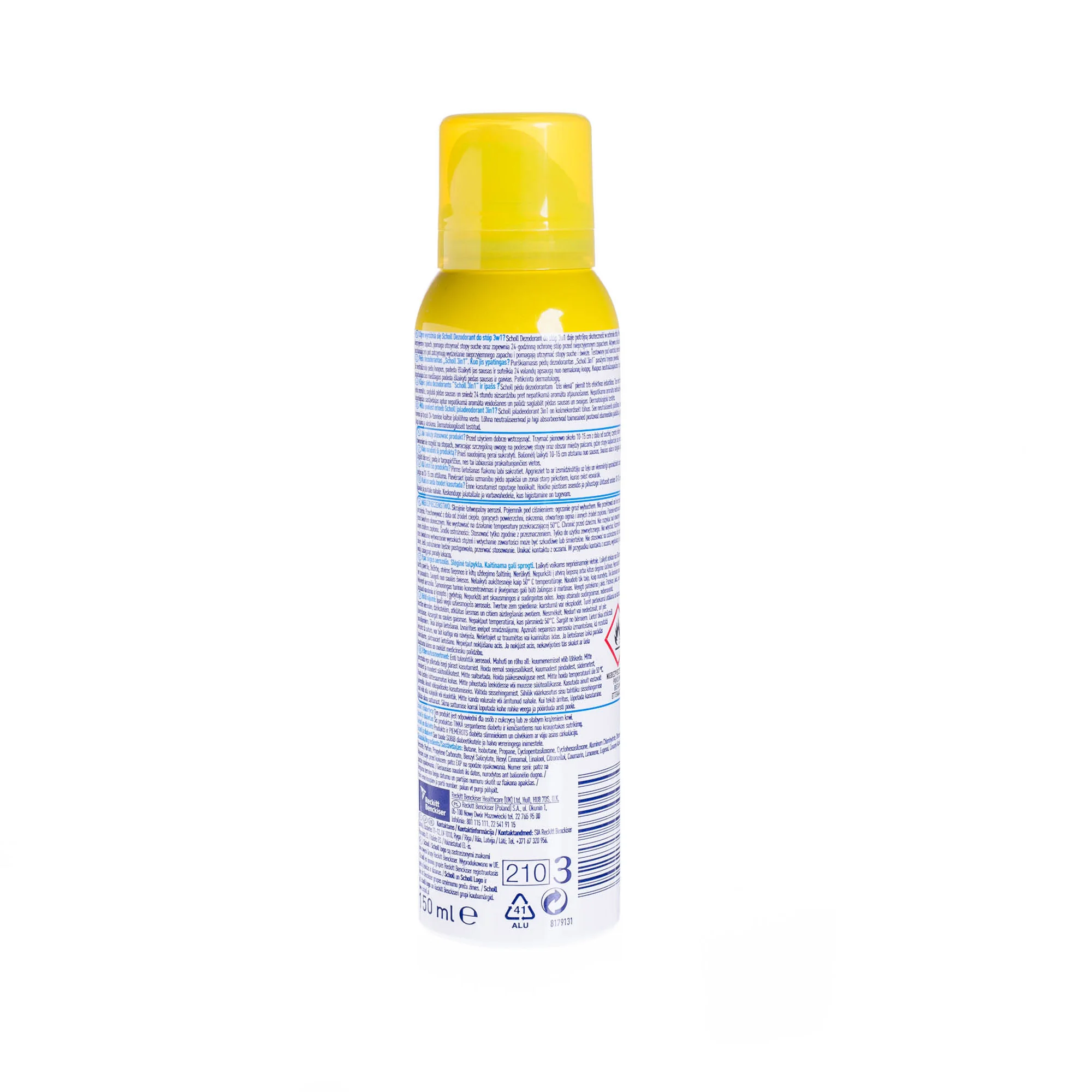 Scholl dezodorant do stóp 3 w 1, 150 ml