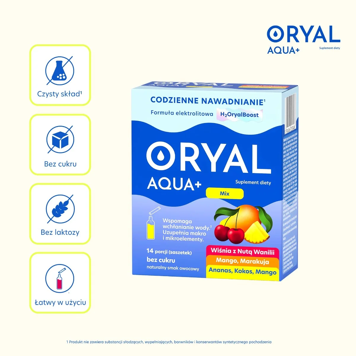 Oryal Aqua+ MIX 14 saszetek