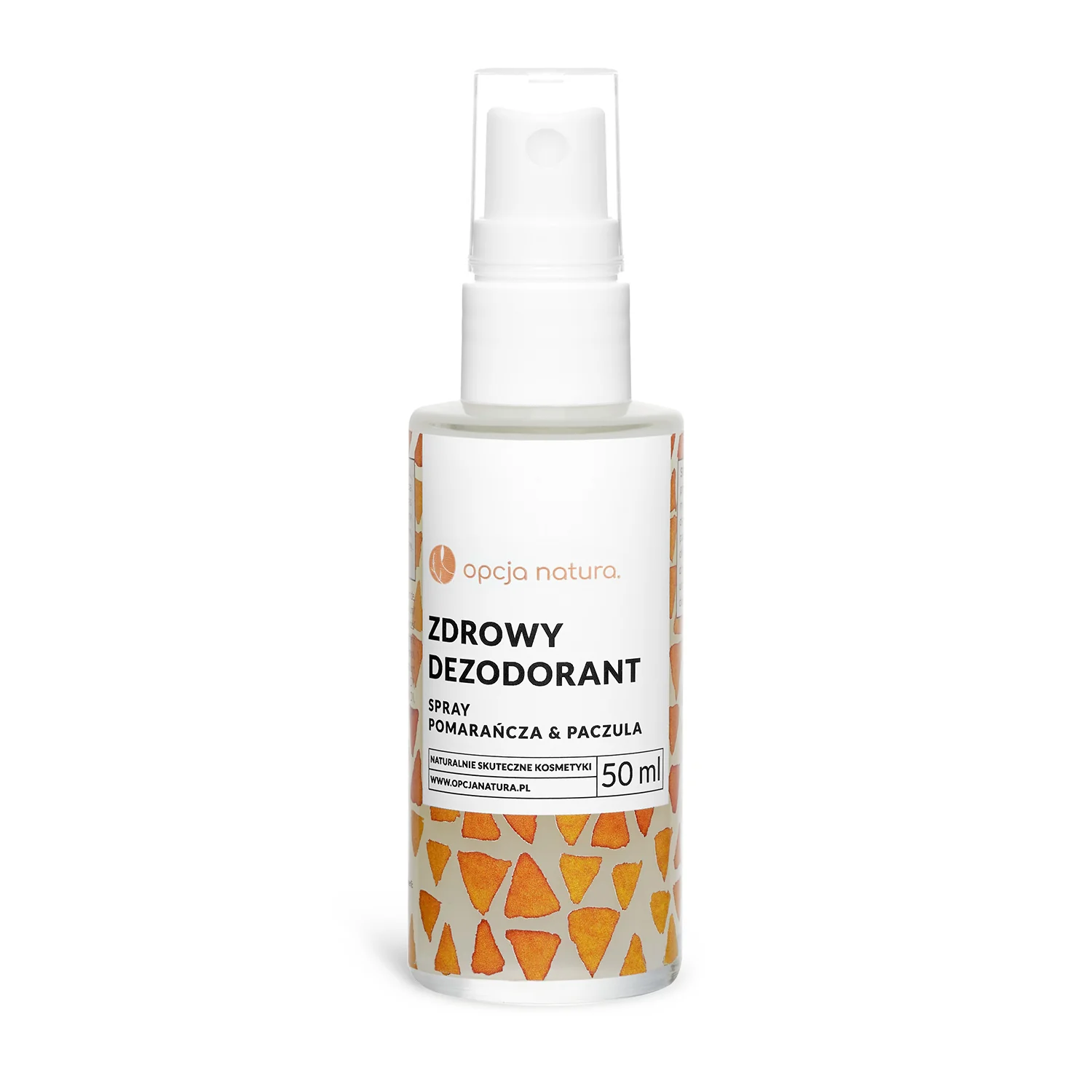 Opcja Natura Zdrowy Dezodorant spray pomarańcza & paczula, 50 ml