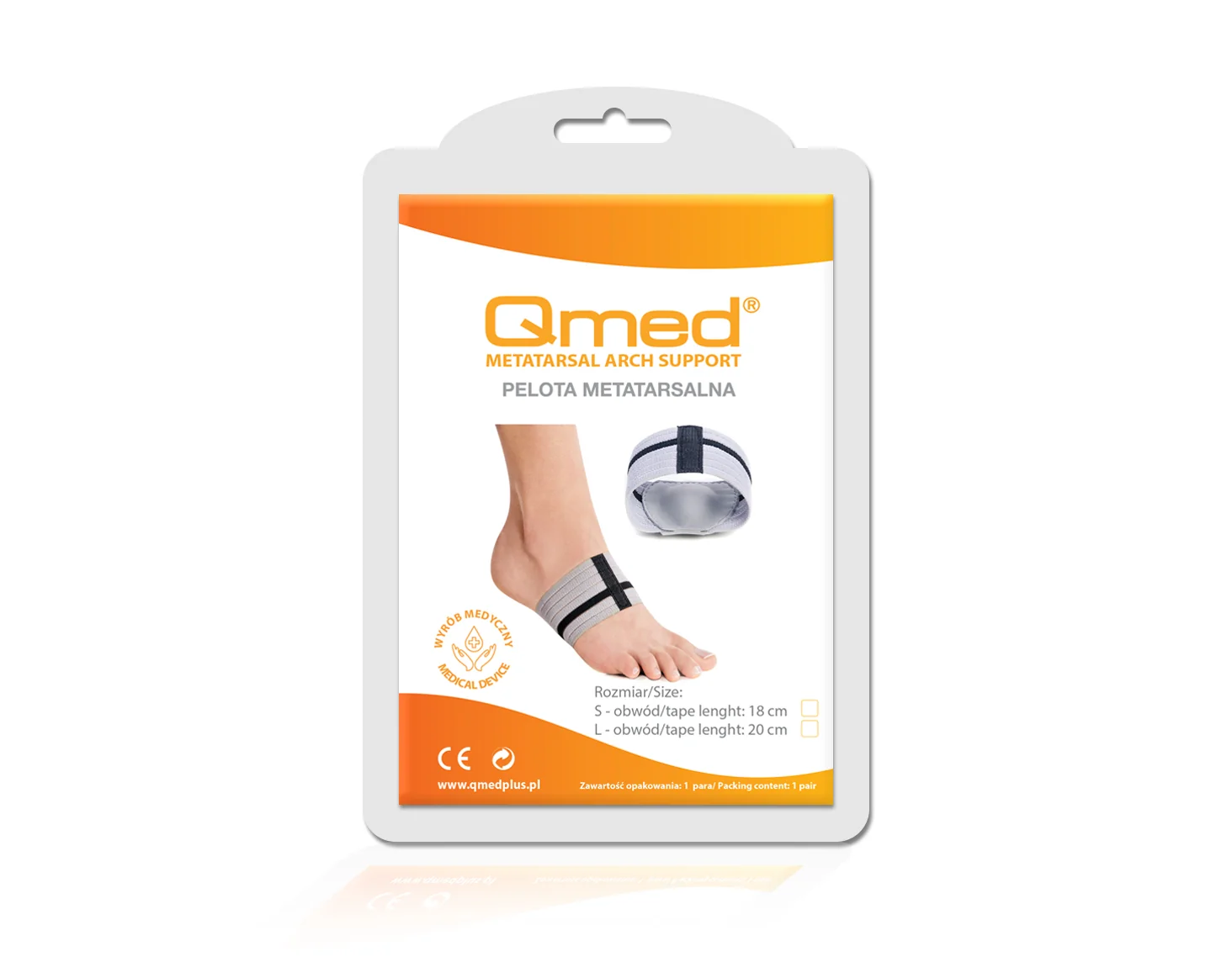 Qmed pelota metetarsalna, 2 szt.