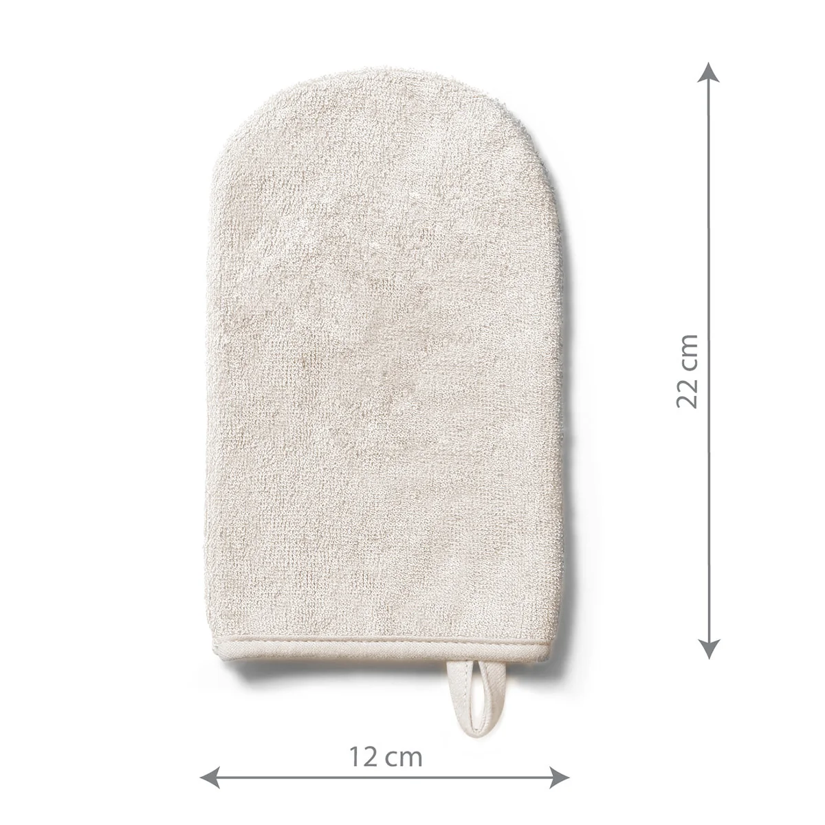 Babyono bambusowa myjka kąpielowa Natural Bamboo jasny beż, 1 sztuka