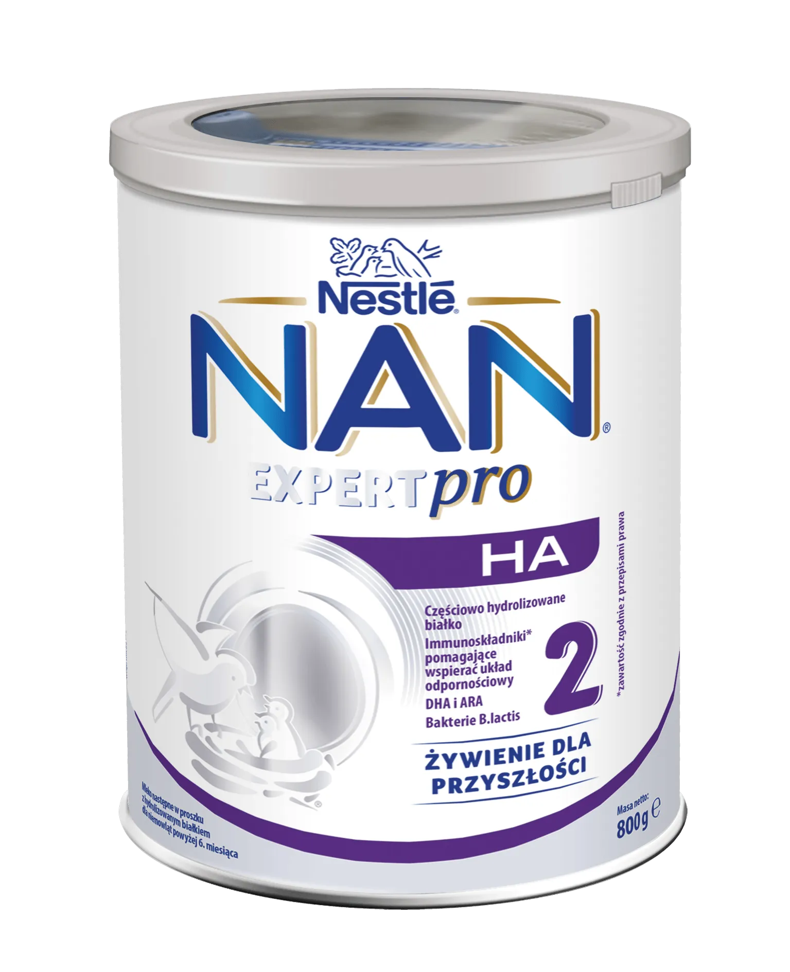 Nestle Nan Expert Pro HA 2, mleko po 6 miesiącu życia, 800 g
