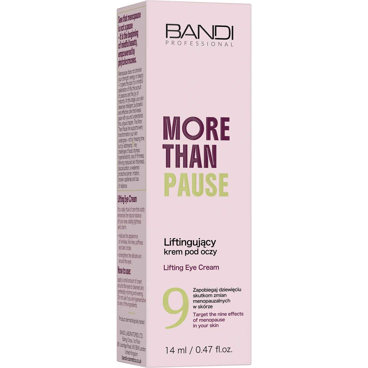 Bandi More Than Pause liftingujący krem pod oczy, 14ml