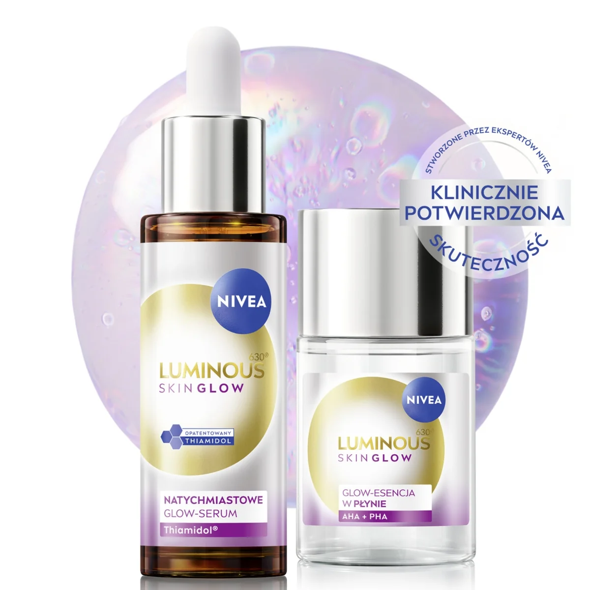 Nivea Luminous630 Skin Glow natychmiastowe glow-serum, 15 ml
