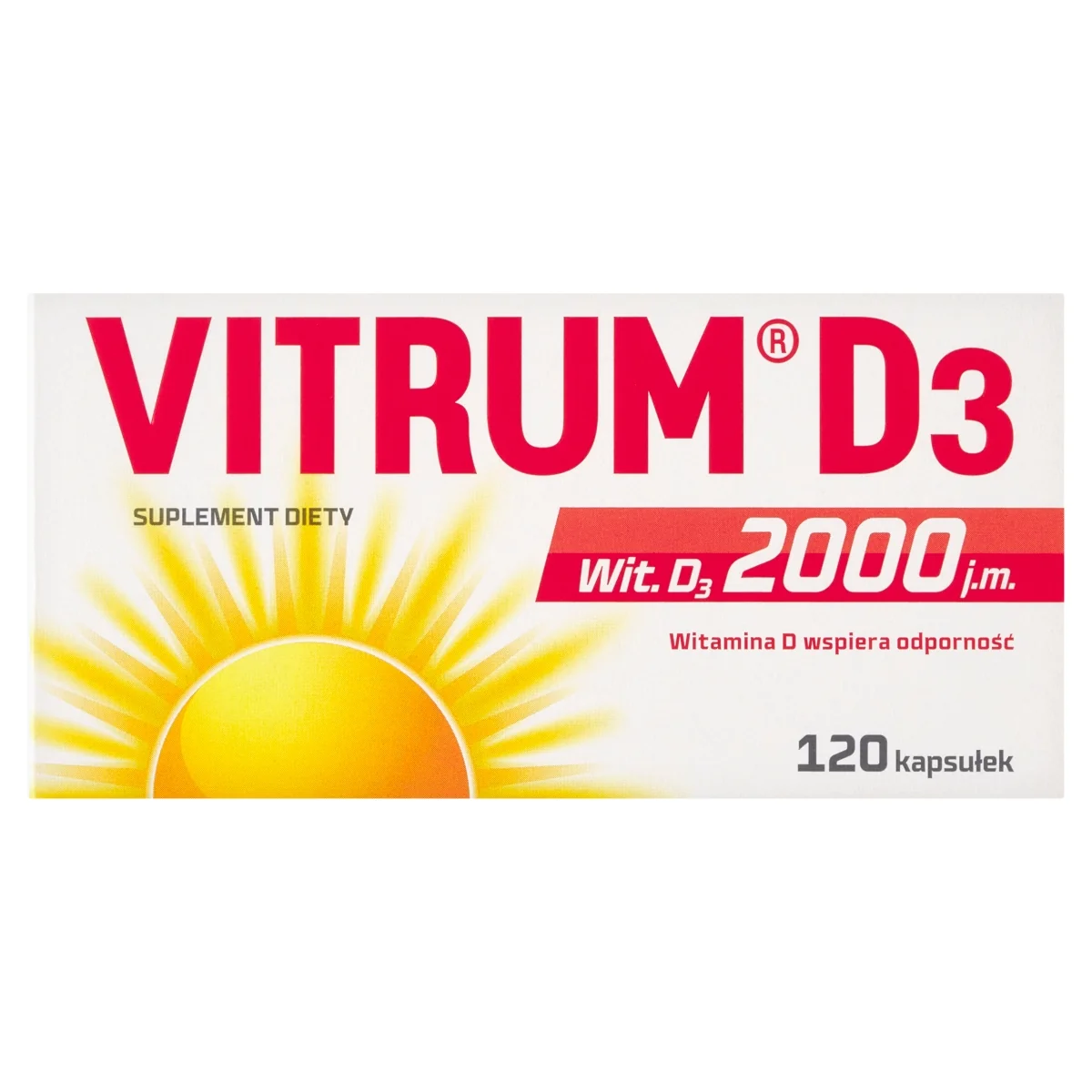 Vitrum® D3 2000 j.m. 120 kapsułek