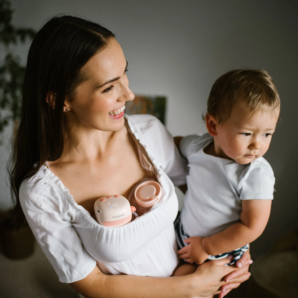 Babyono Twinnny laktator podwójny elektryczny muszlowy, 1 szt.