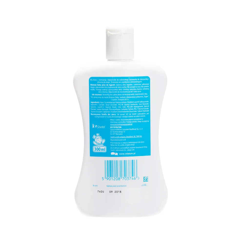 Oilatum Baby Łagodna Ochrona, płyn do kąpieli, 300 ml 