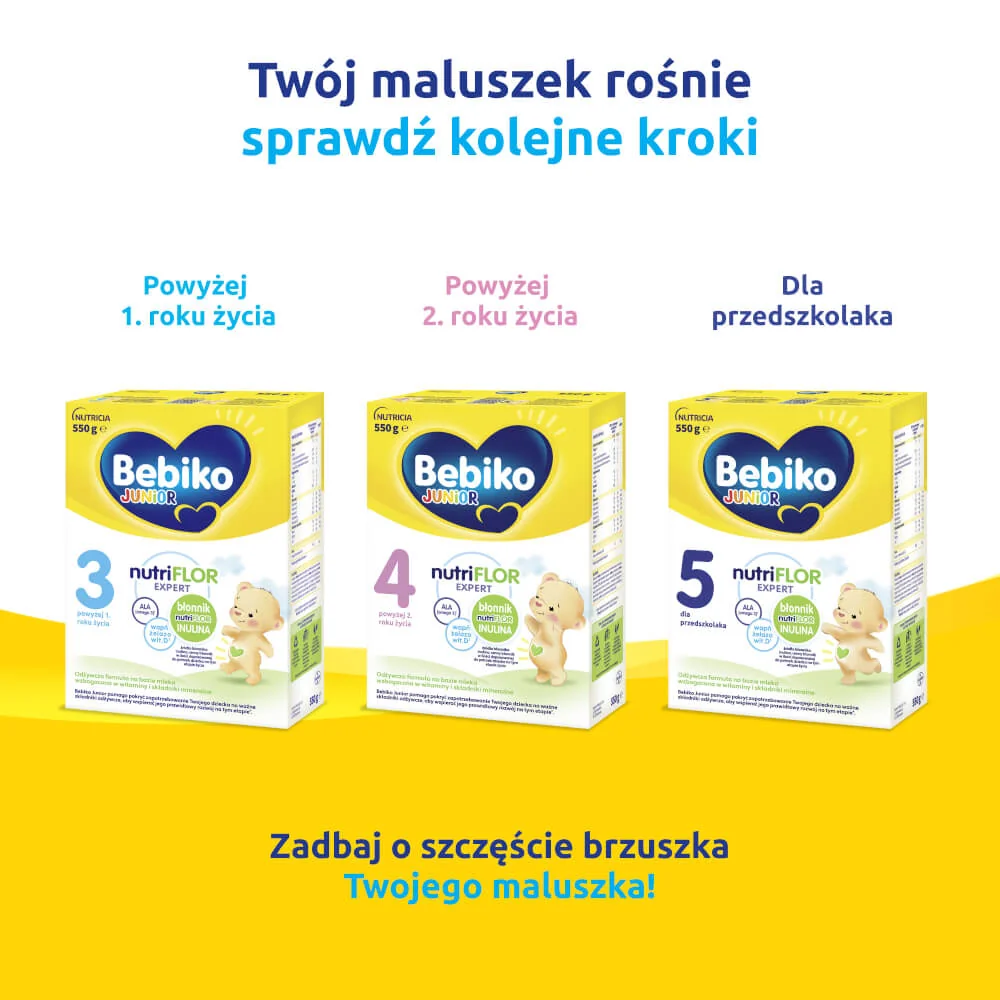 Bebiko 2 mleko następne dla niemowląt powyżej 6 mies. życia, 550 g