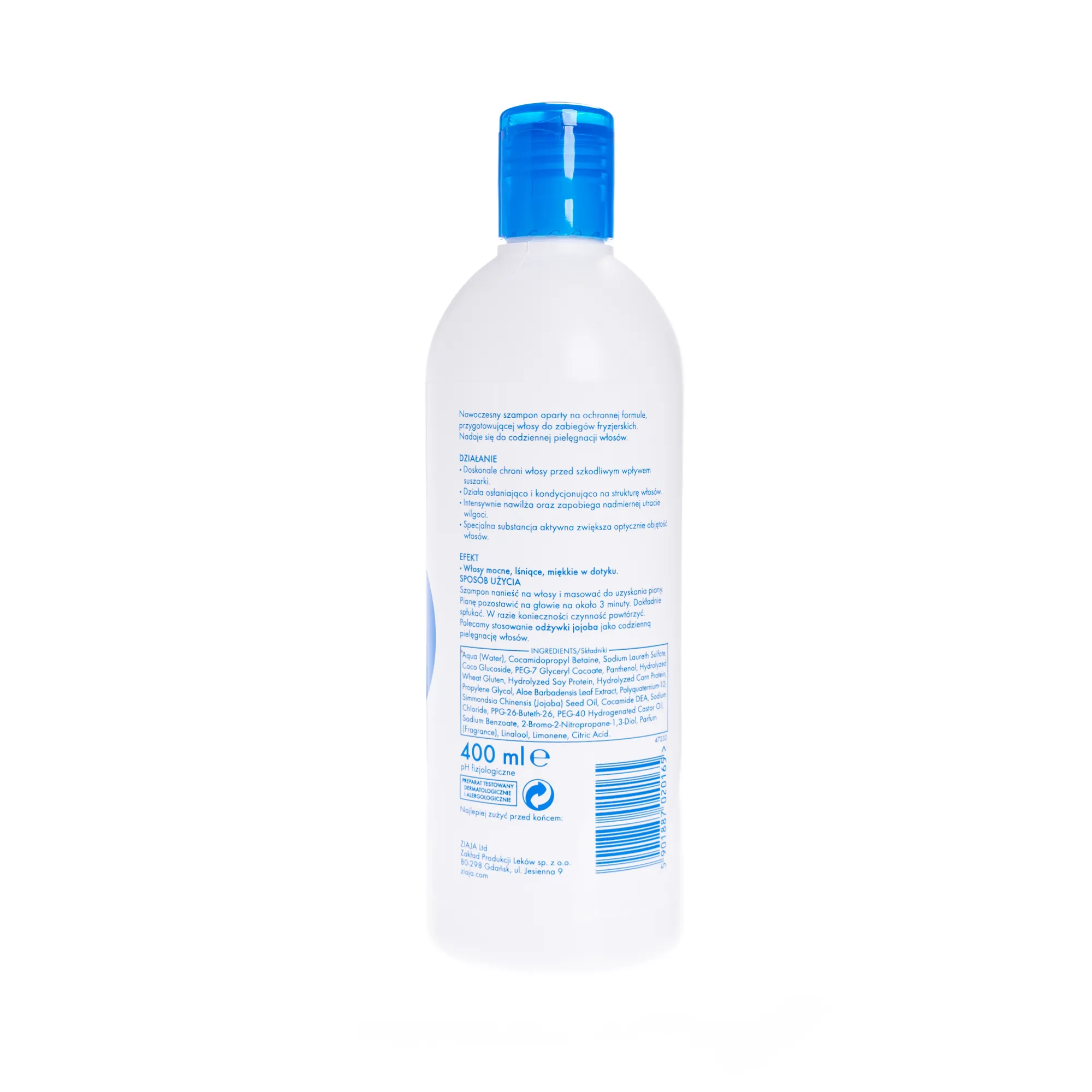 Ziaja Codzienna Pielęgnacja, szampon, jojoba, 400 ml 