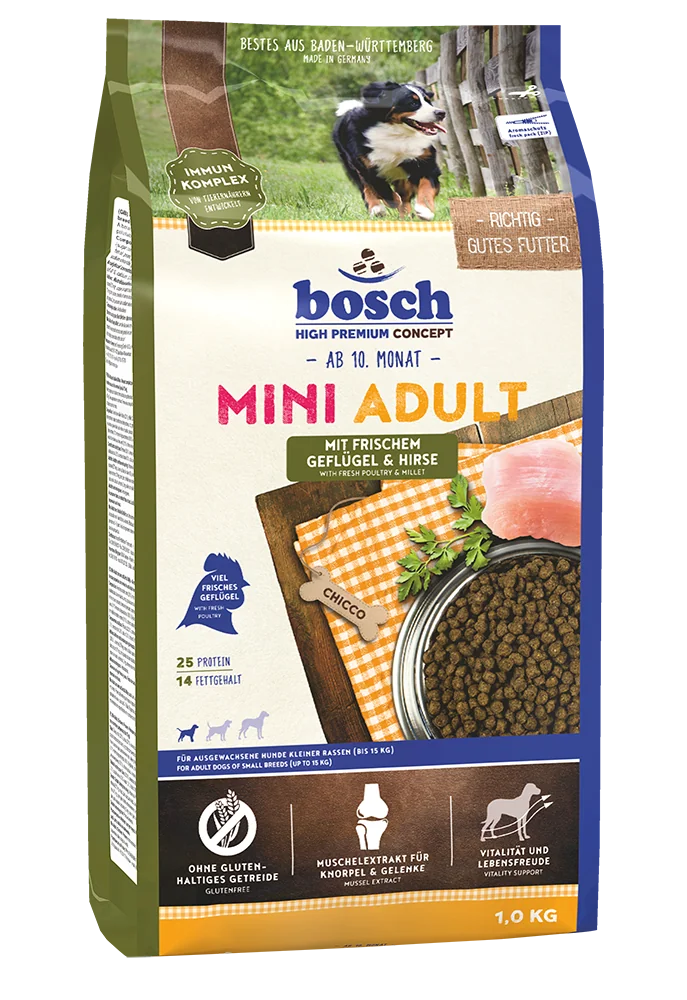 Bosch Geflügel & Hirse karma dla psów, 1 kg