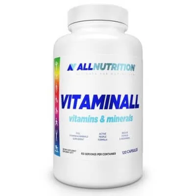 Allnutrition Vitaminall Vitamins & Minerals, suplement diety, 120 kapsułek