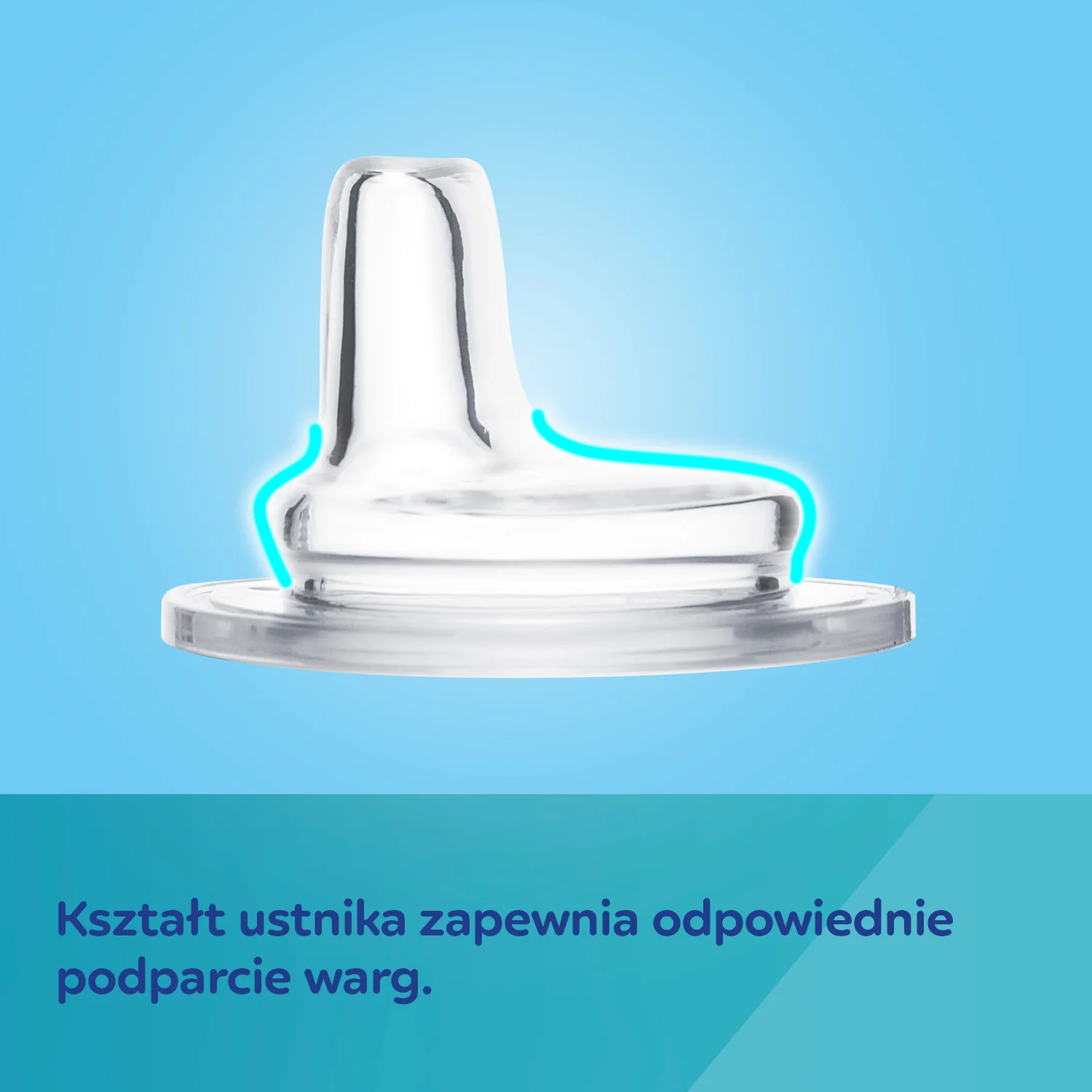 Canpol Babies, kubek treningowy z miękkim ustnikiem i uchwytami, od 6 miesiąca 35/207_blu, 120 ml