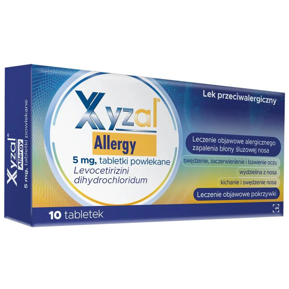Xyzal Allergy 5 mg 10 tabletek powlekanych