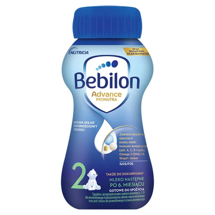 Bebilon 2 Pronutra ­Advance Mleko następne po 6. miesiącu, 200 ml 