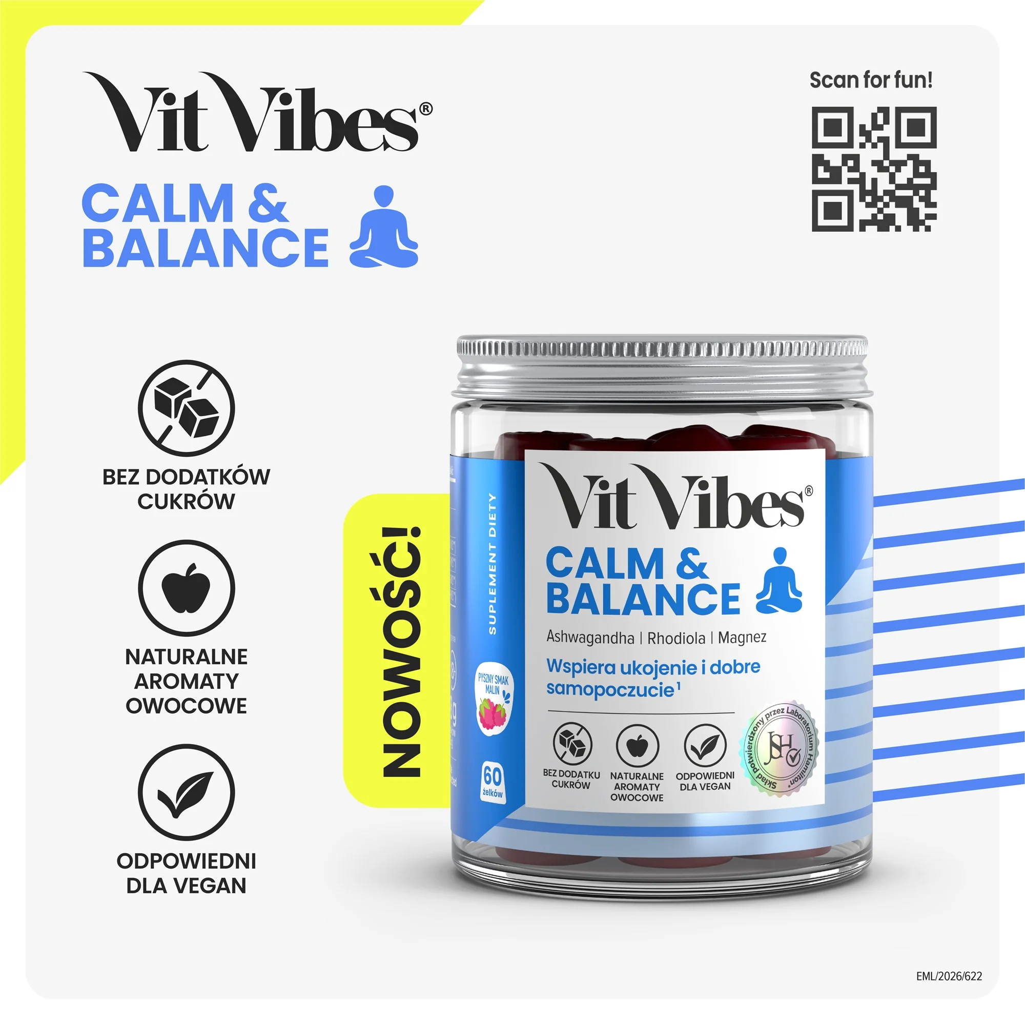 Vit Vibes® Calm & Balance 60 żelek