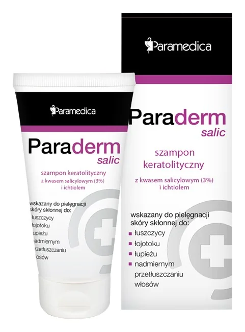 Paraderm Salic szampon keratolityczny z kwasem salicylowym (3%) i ichtiolem, 150 g