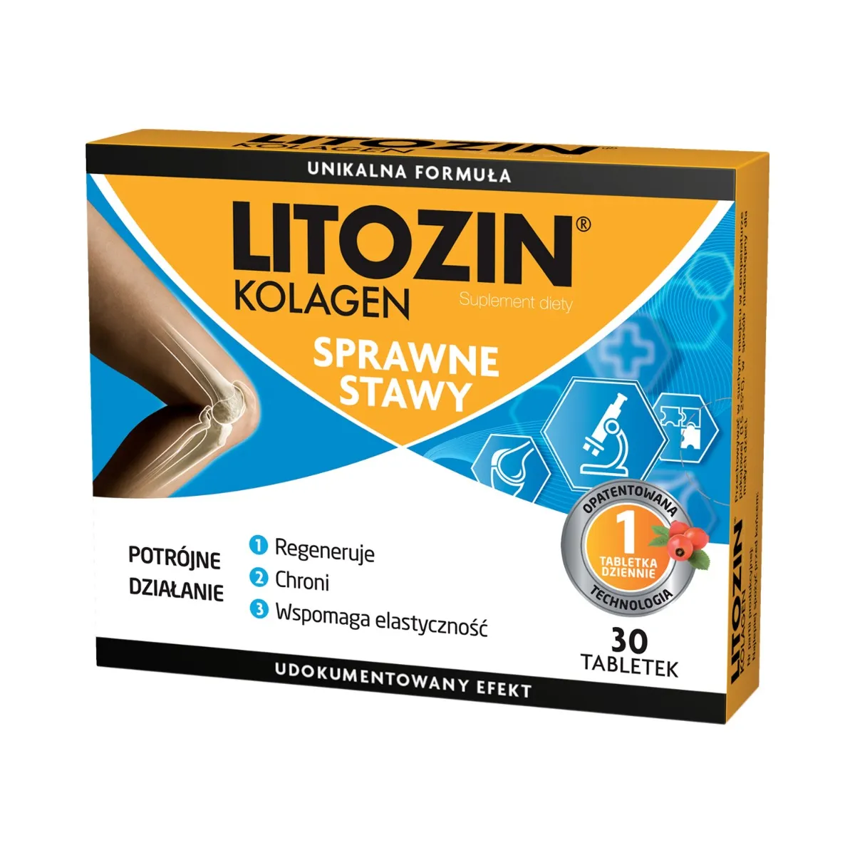 Litozin Kolagen, suplement diety, 30 tabletek
