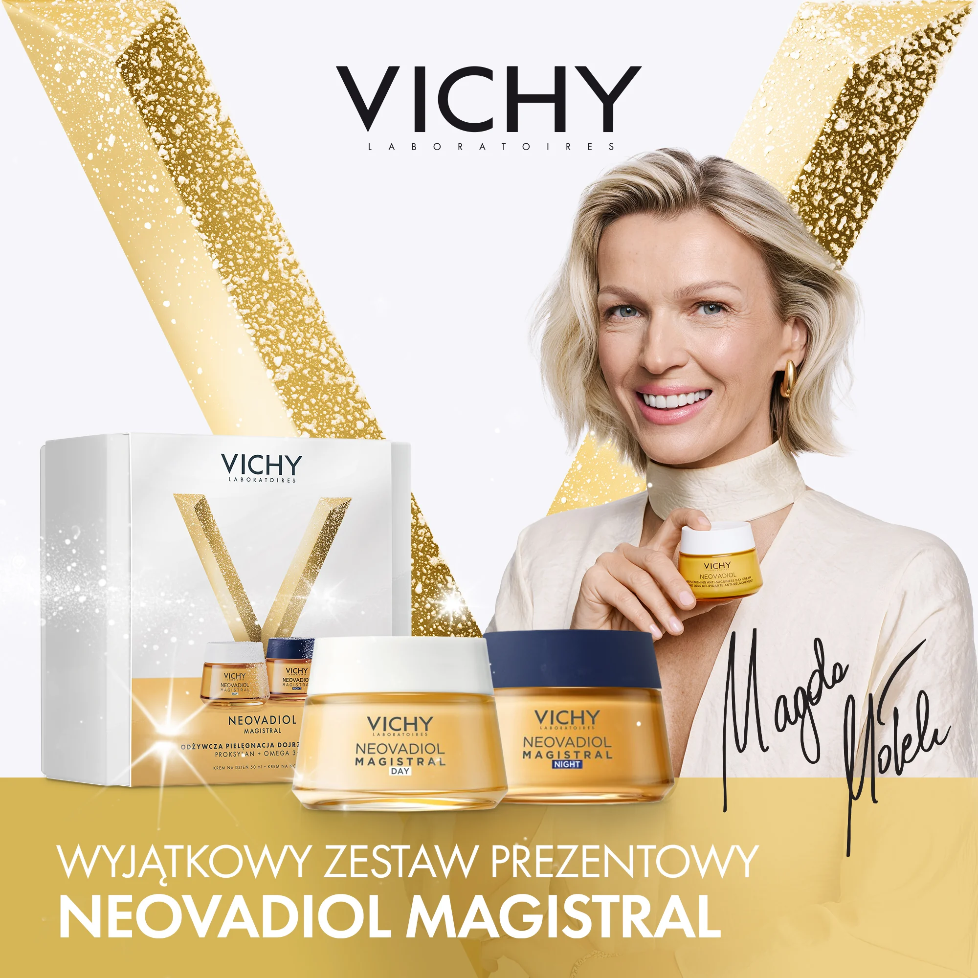 Vichy Neovadiol Magistral XMass25 Zestaw krem na dzień, 50 ml + serum na dzień i na noc, 50 ml