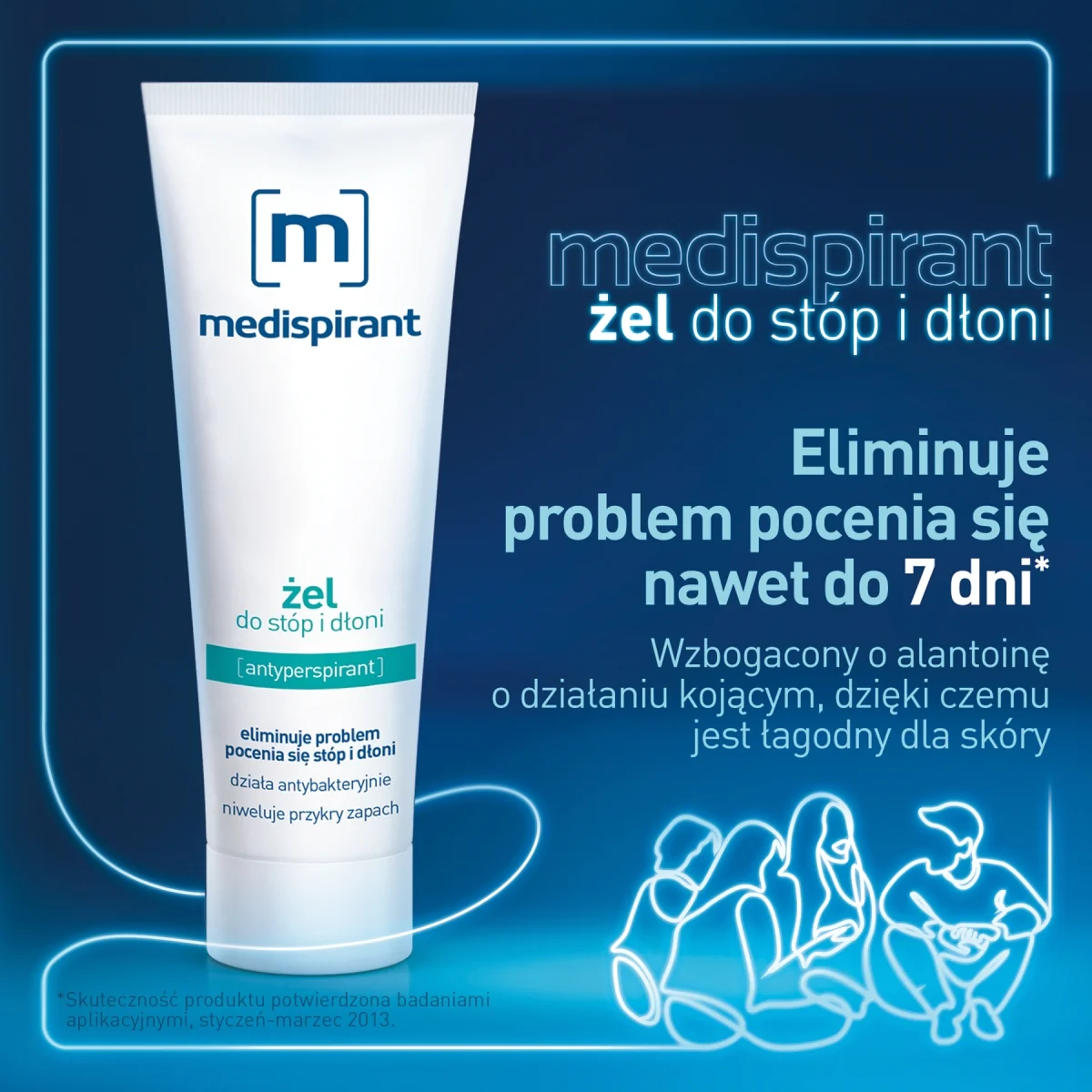 Medispirant żel do stóp i dłoni, 50 ml