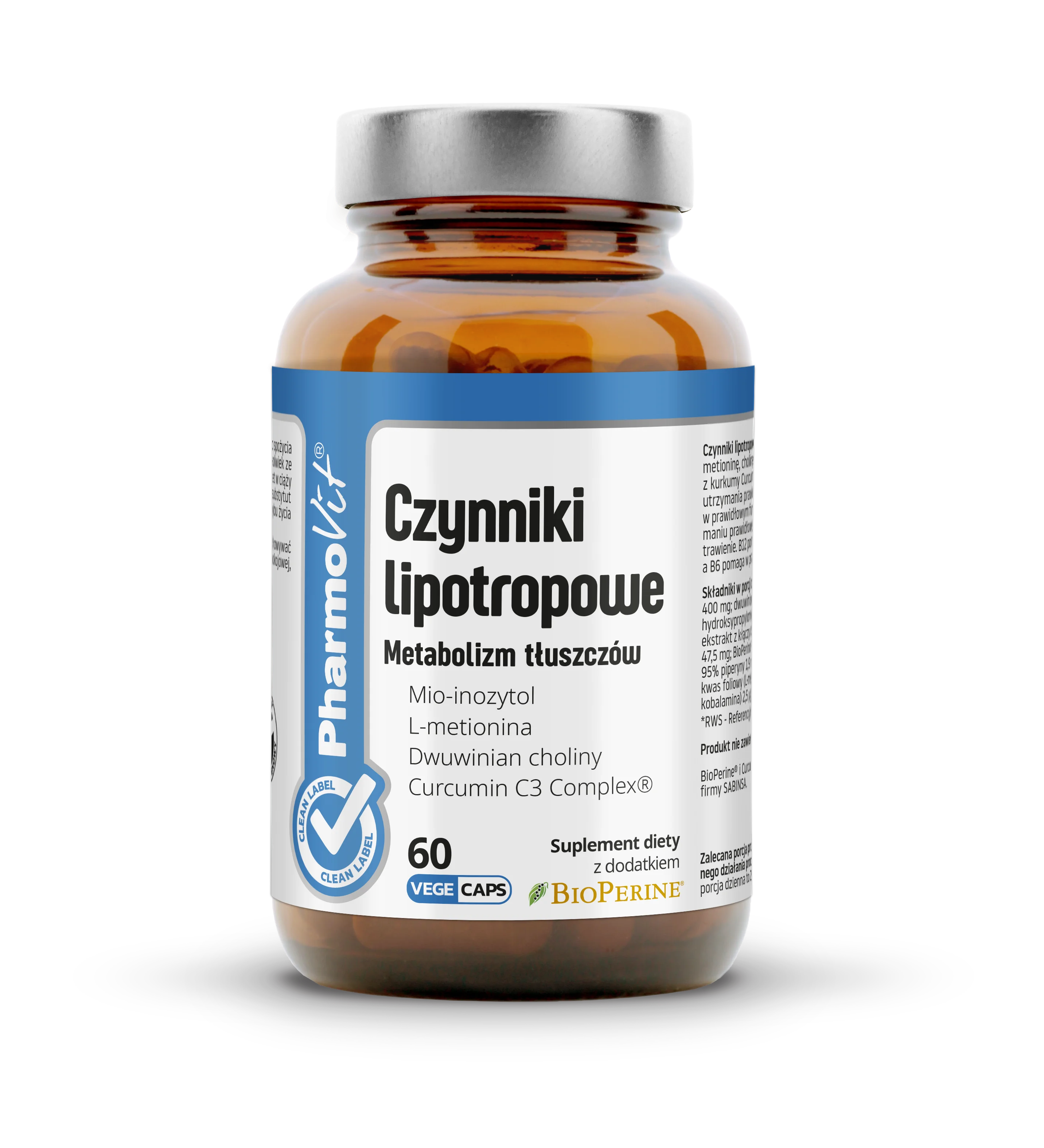 PharmoVit® Czynniki lipotropowe 60 kapsułek