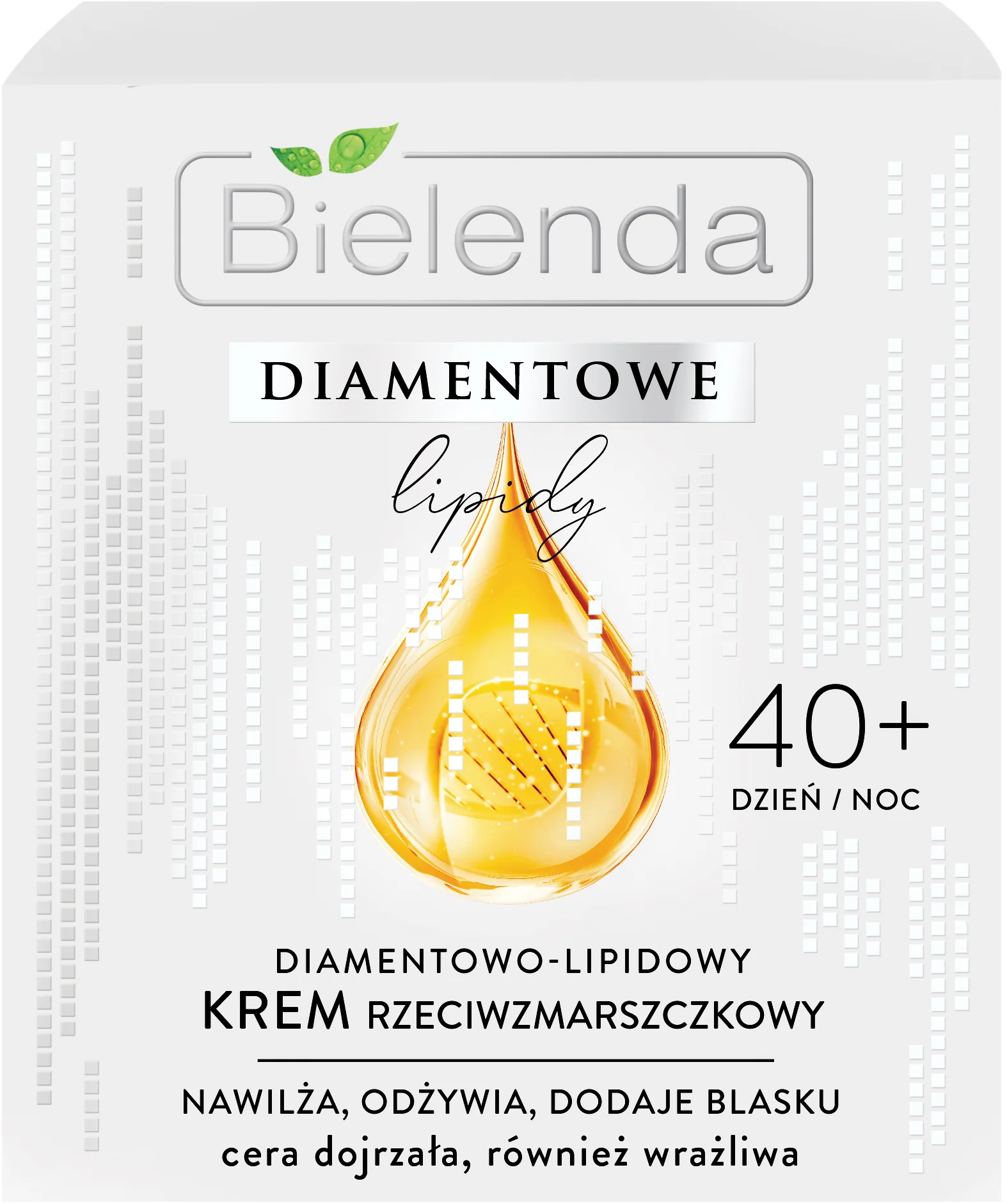 Bielenda Diamentowe Lipidy lipidowy krem przeciwzmarszczkowy 40+ na dzień i na noc, 50 ml