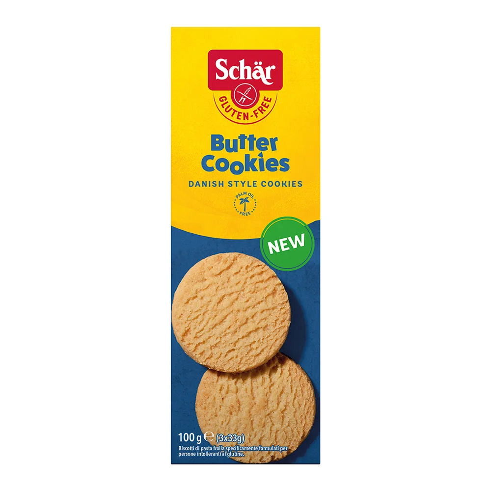 Schär Butter Cookies herbatniki maślane bezglutenowe, 100 g