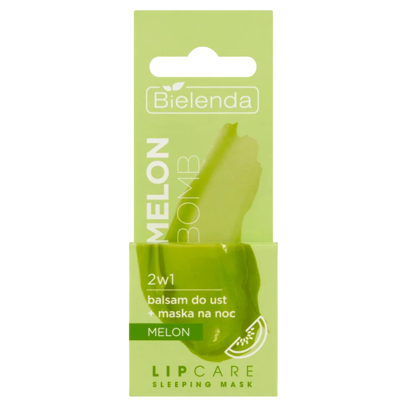 Bielenda Lip Care Sleeping Mask balsam do ust + maska na noc 2w1 Melon, 10 g