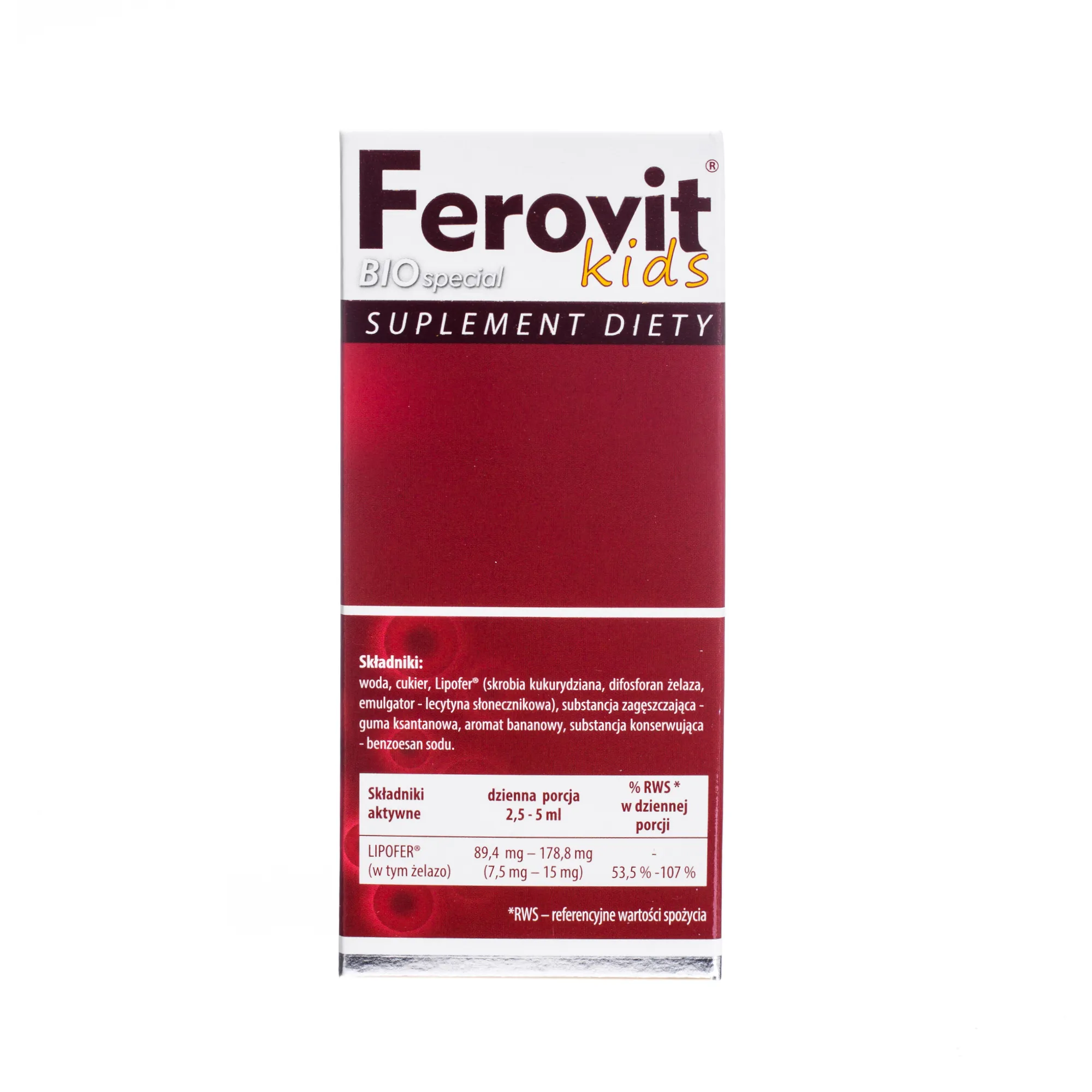 Ferovit Bio Special Kids, suplement diety, 150 g 