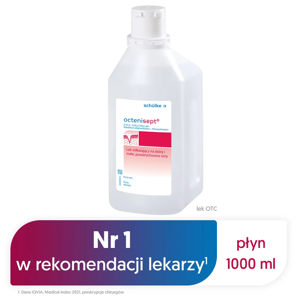 Octenisept, (0,1 g + 2 g)/100 g płyn, 1000 ml