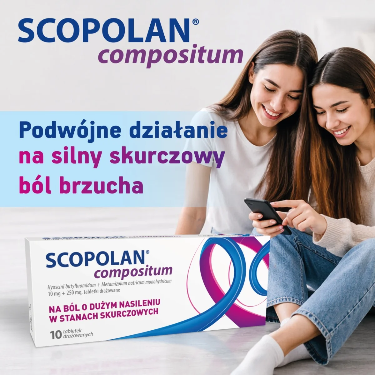 Scopolan compositum 0,01g+0,25g, 10 tabletek drażowanych