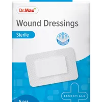 Plasters Wound Dessing Sterile Dr.Max, samoprzylepny, jałowy plaster na rany,  7,5 x 5 cm, 5 sztuk
