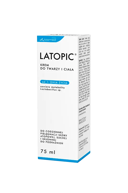 Latopic, krem do twarzy i ciała, 75 ml