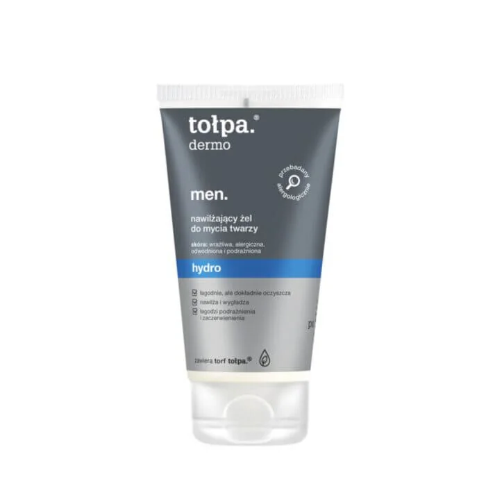 Tołpa Dermo Men Hydro nawilżający żel do mycia twarzy, 150 ml