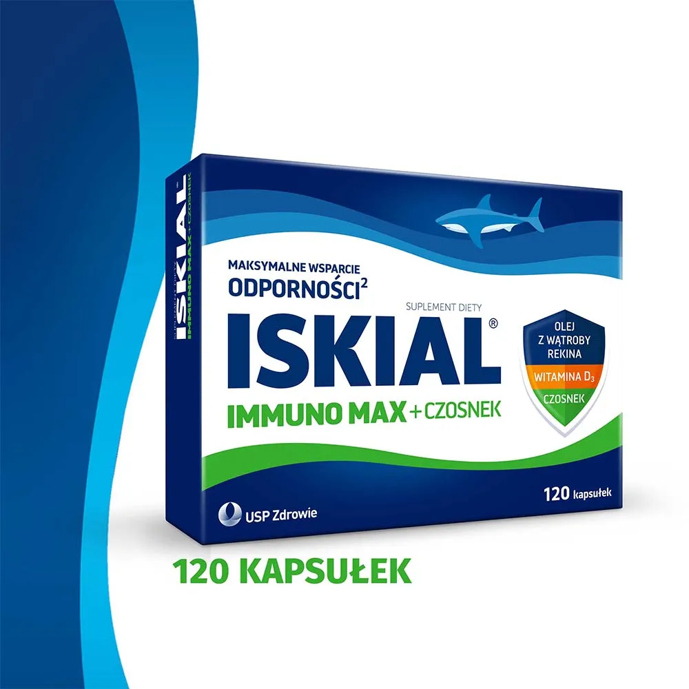 Iskial Max + Czosnek 120 kapsułek