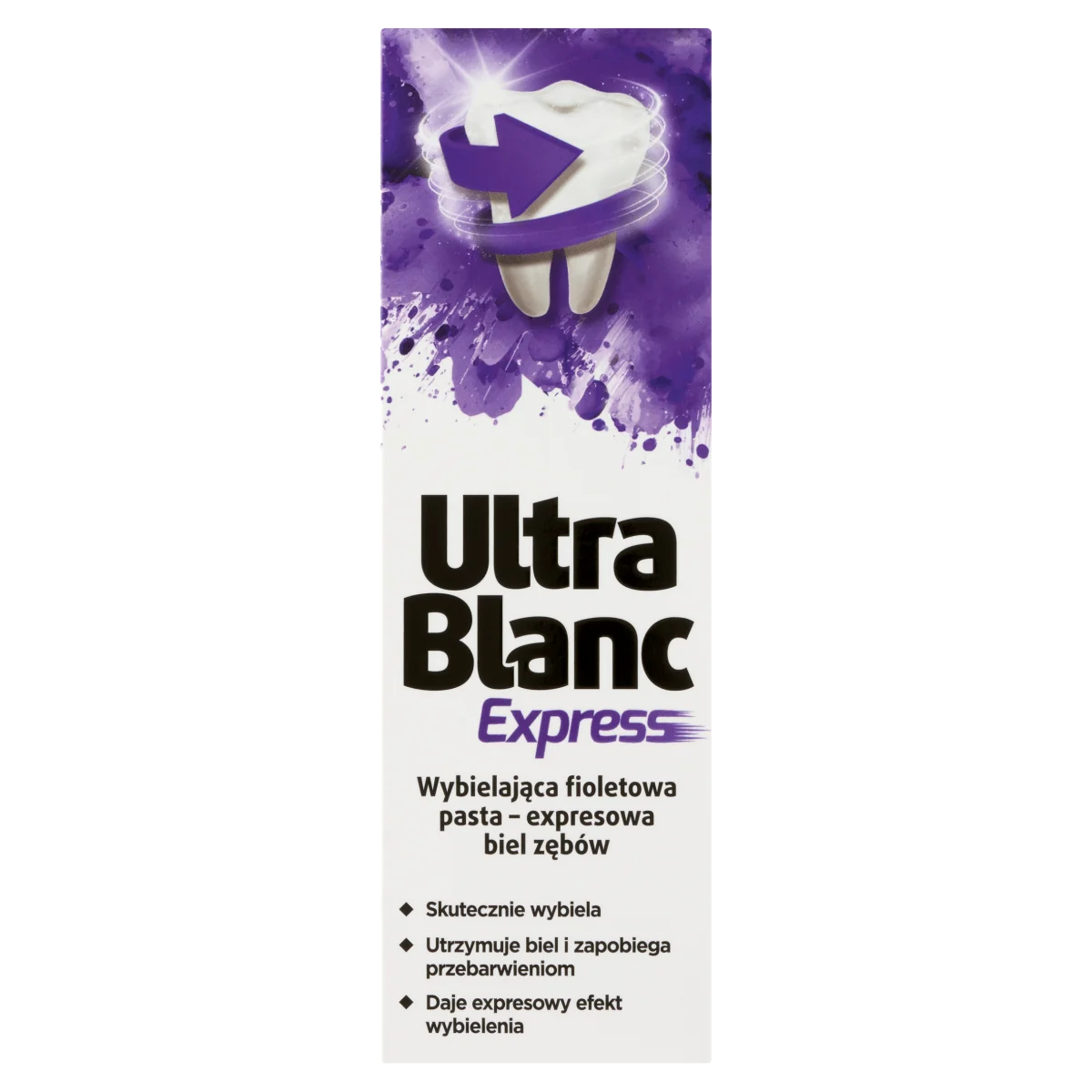UltraBlanc Express wybielająca fioletowa pasta do zębów, 75 ml