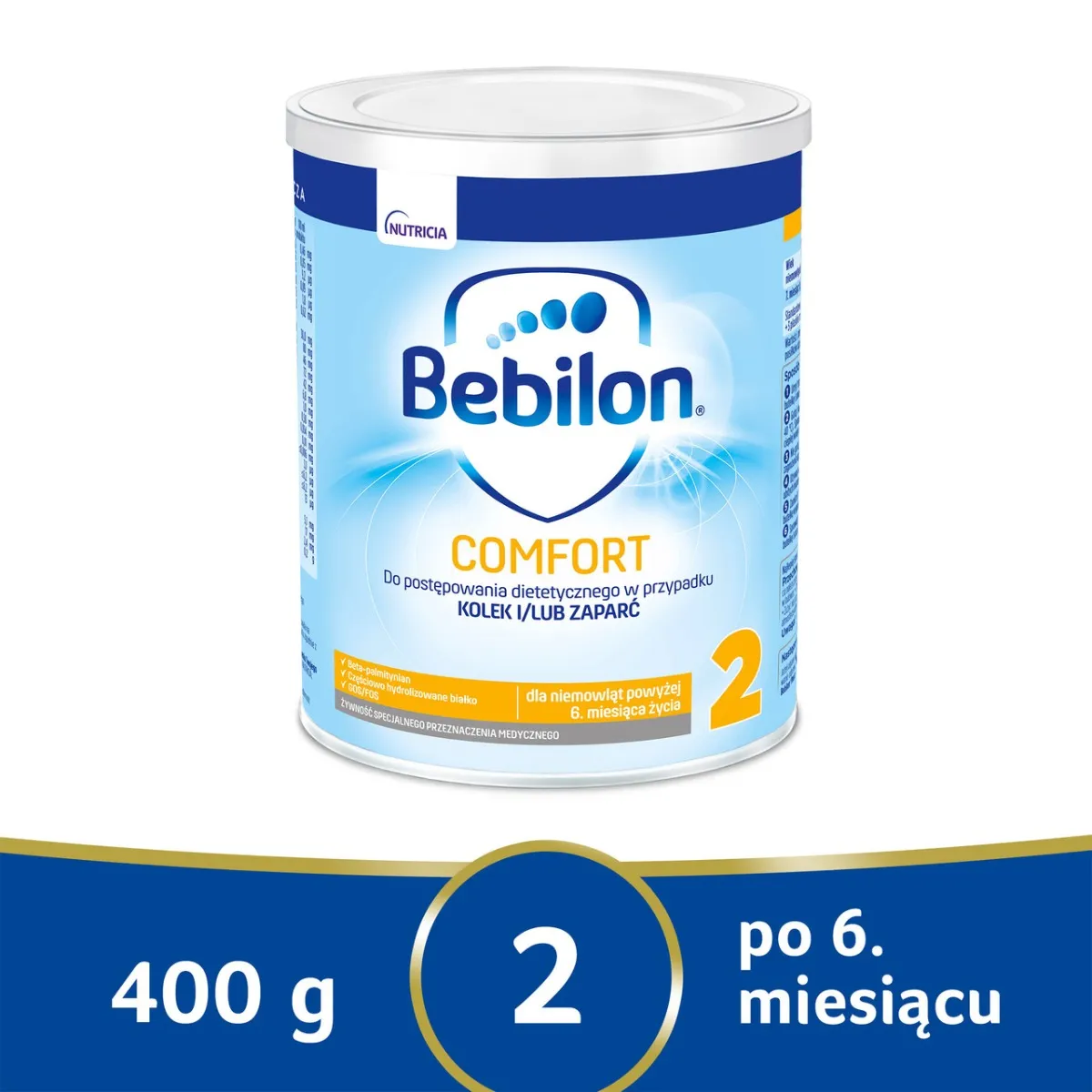 Bebilon Comfort 2, mleko dla niemowląt z tendencją do kolek po 6. miesiącu, 400 g
