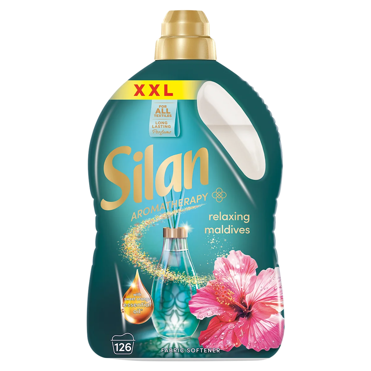 Silan Aromatherapy Relaxing Maldives płyn do płukania, 2772 ml 126 prań