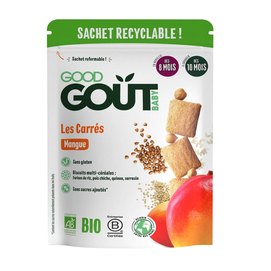 Good Gout BIO kosteczki z mango, 50 g