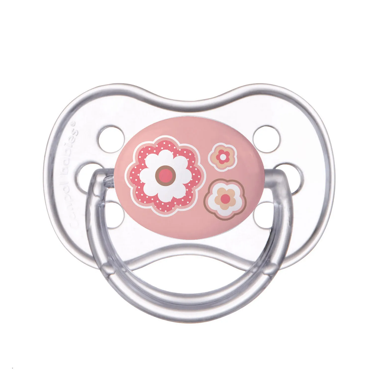 Canpol Babies, smoczek silikonowy, symetryczny, rozmiar C, po 18 miesiącu 22/582_pin, 1 sztuka 