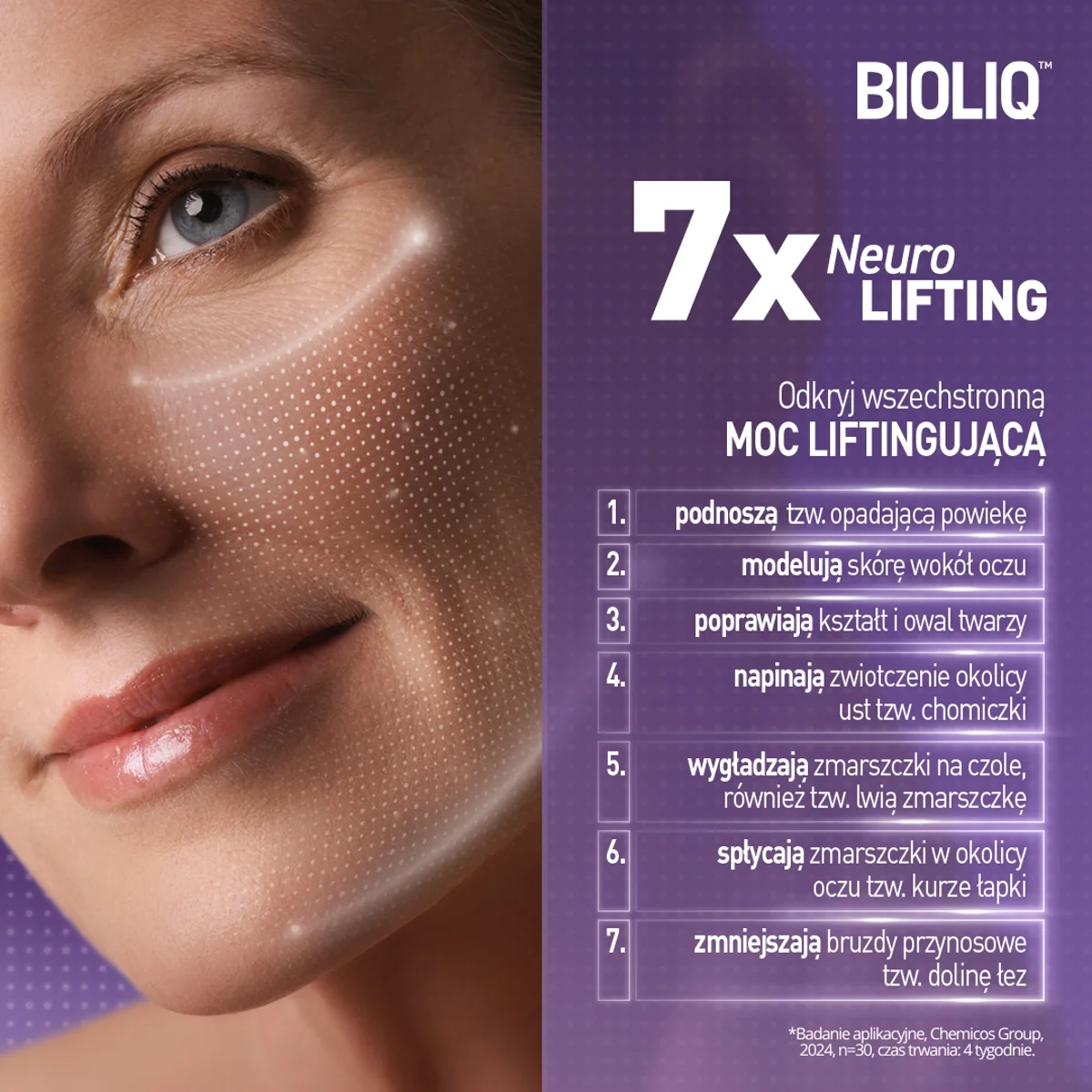 Bioliq neuropeptydowe ampułki liftingujące, 7 x 1,5 ml