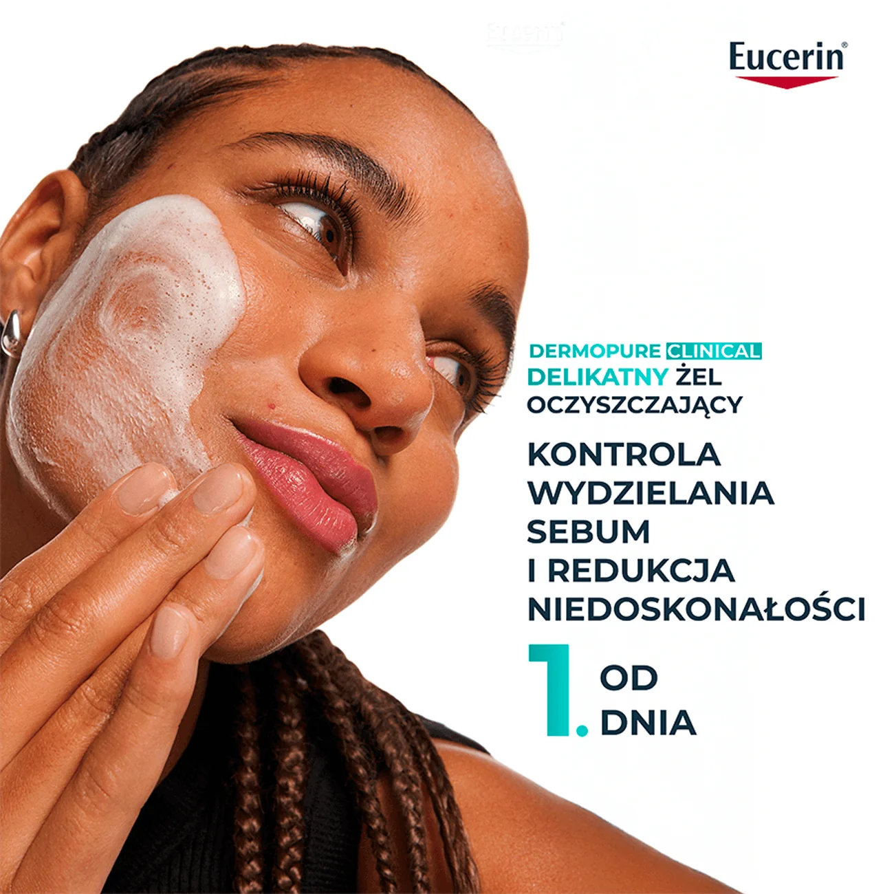 Eucerin DermoPure Clinical żel oczyszczający do twarzy i ciała, 400 ml