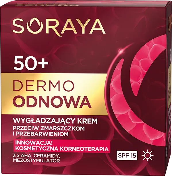 Soraya Dermo Odnowa 50+ krem wygładzający na dzień, 50 ml