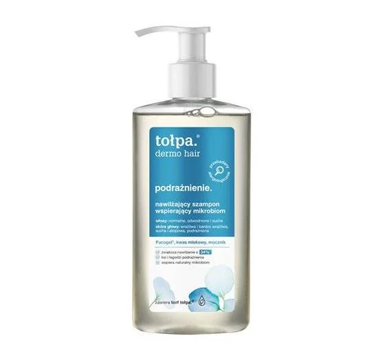 Tołpa Dermo Hair nawilżający szampon do włosów wspierający mikrobiom, 250 ml