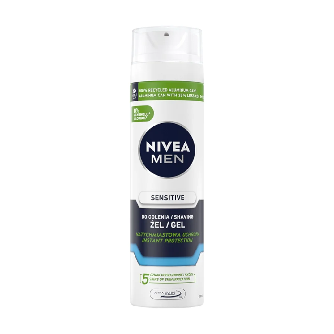 Nivea Men Sensitive łagodzący żel do golenia, 200 ml