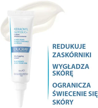 Ducray Keracnyl Glycolic+ krem odblokowujący Ducray Keracnyl Glycolic+ krem odblokowujący